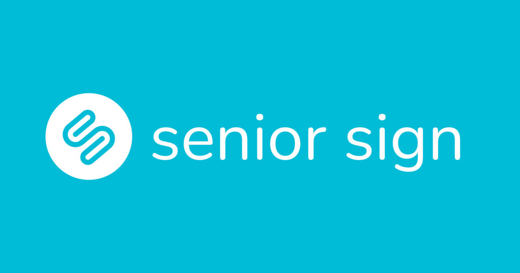 senior sign logo