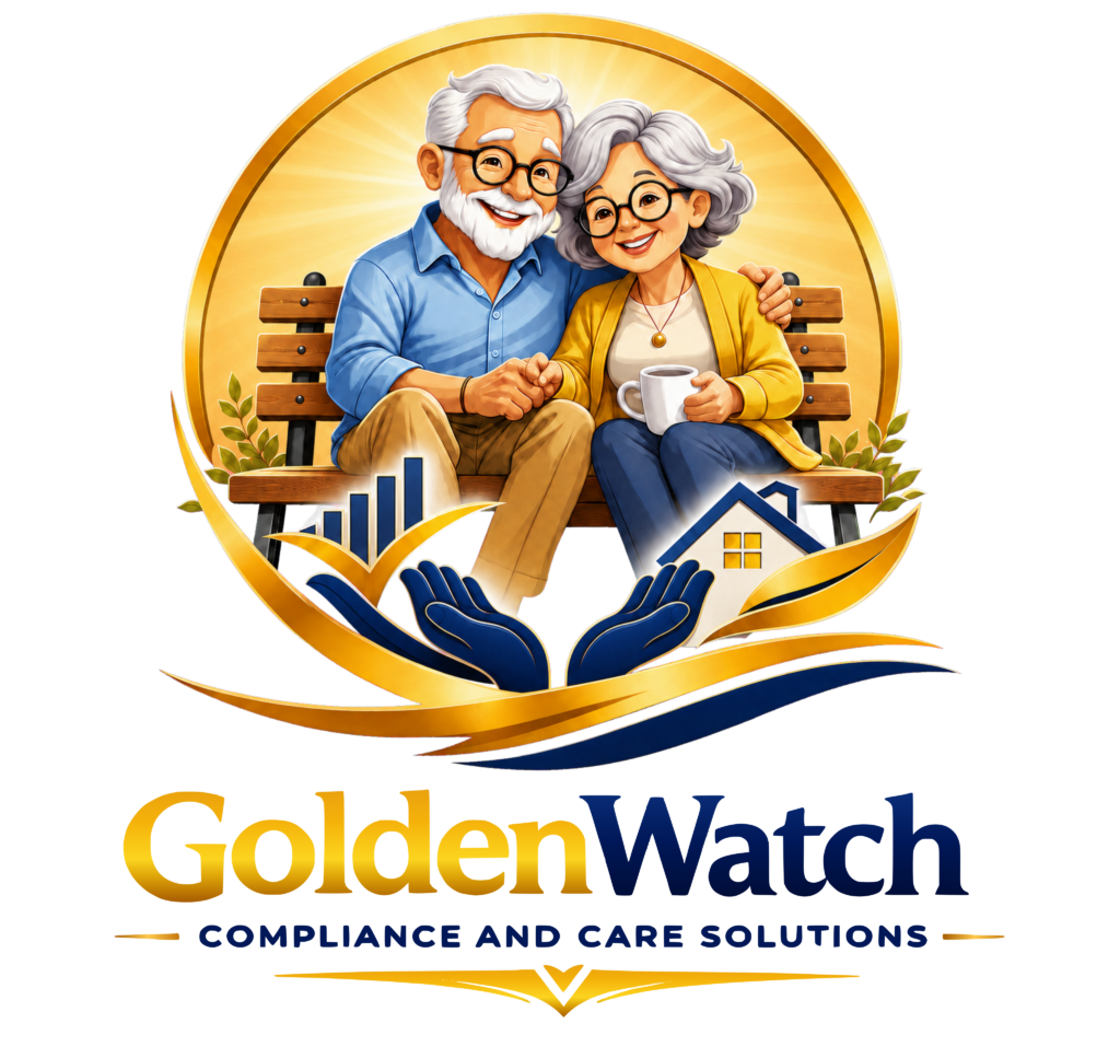 golden watch logo image